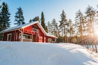 Дома для отпуска Lomaperkkiö Cottages Korholanmäki Коттедж с 3 спальнями и сауной-14