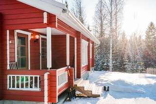 Дома для отпуска Lomaperkkiö Cottages Korholanmäki Коттедж с 2 спальнями и сауной-21