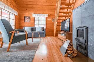 Дома для отпуска Lomaperkkiö Cottages Korholanmäki Коттедж с 3 спальнями и сауной-3